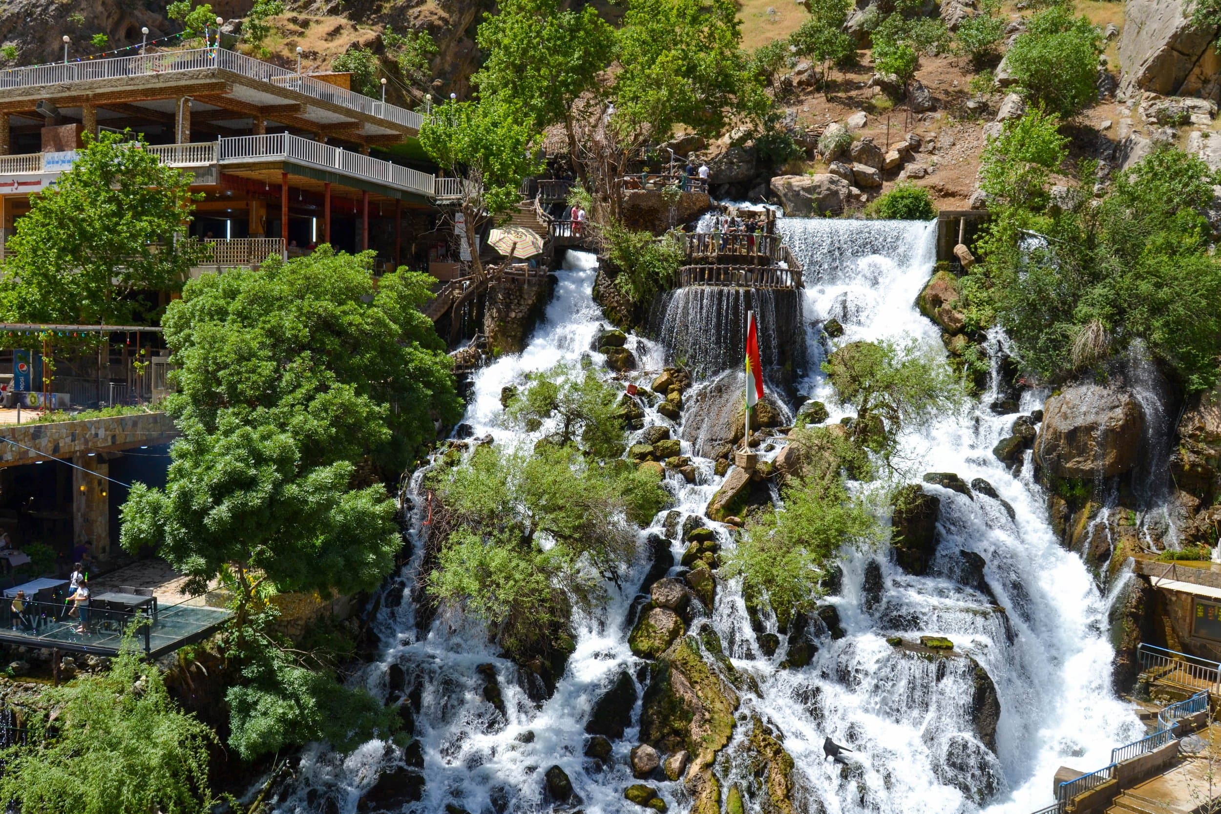 Bekhal Waterfall view