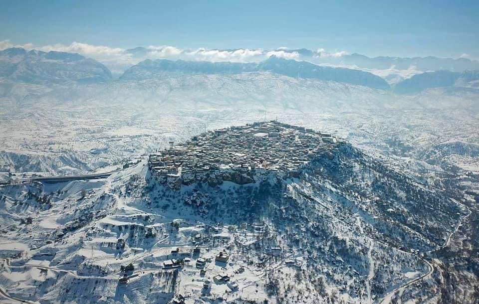 Amedi in winter view